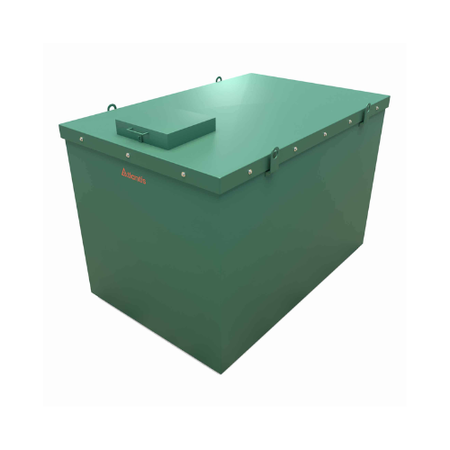 Atlantis Fire Resistant Steel Triple Skinned Bunded Oil Tank with 30 min. Integral Fire Resistance - 2700 Litre - TAN.FPS.30-2700