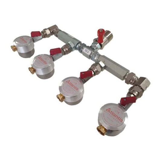 Atlantis Advanced Parallel Tee Filter Pack - 4 Gang - ACC.TFK.PT-4