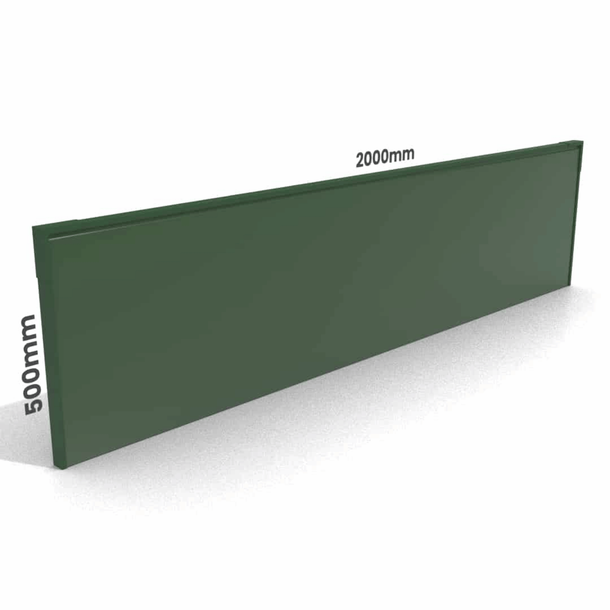 Atlantis Fire Resistant Wall Set - 2000mm x 500mm - Kit 3 - FPW.KIT-03