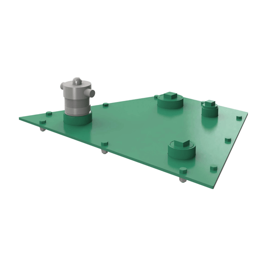Atlantis Top Fittings Plate Assembly for Imperium Heating Oil Tanks - Small - IMP.FPS-HOI