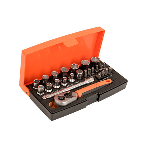 Bahco Socket & Screwdriver Bit Set - 25 Piece - SL25