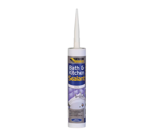 Everbuild Bath & Kitchen Sealant - 290ml White