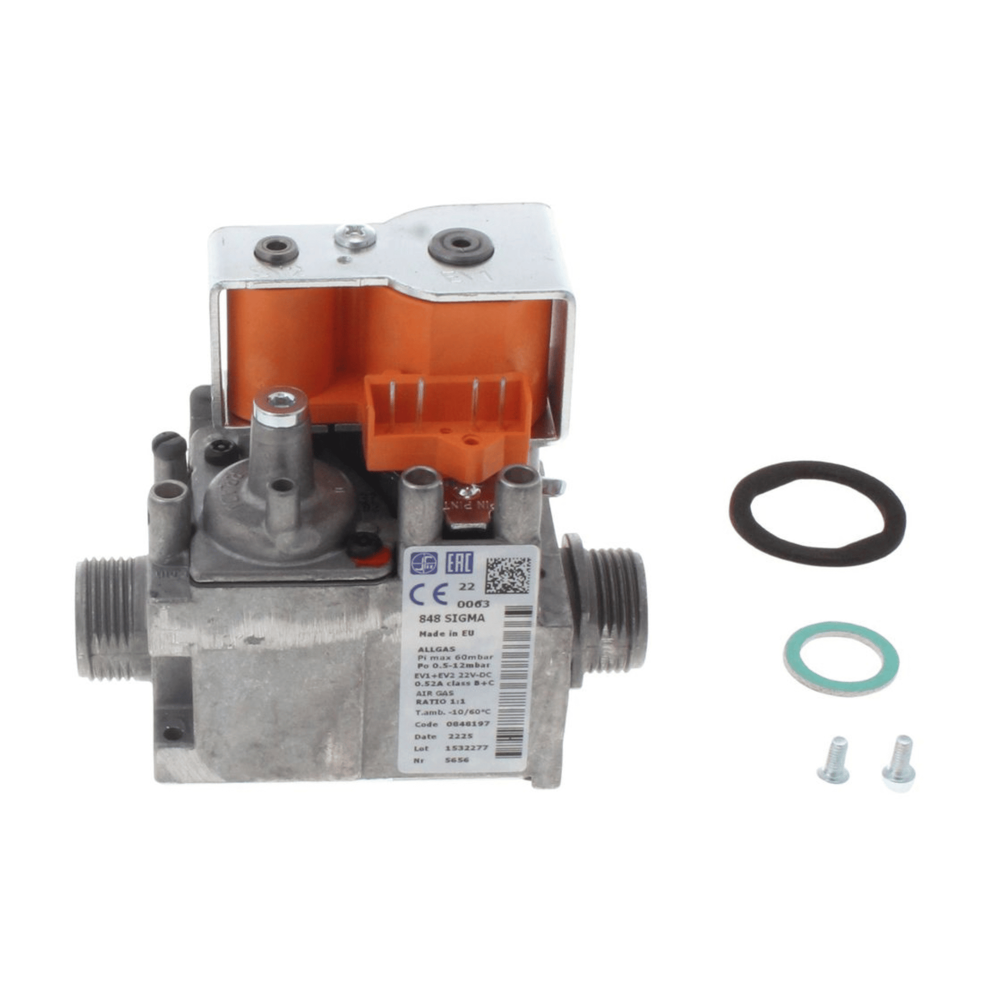 Baxi Gas Valve Assembly - 22V - System/Platinum Compact/Duo Tec Compact - 7683968