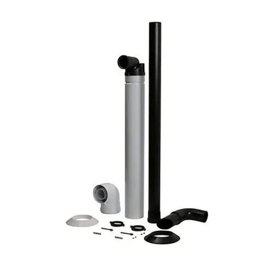 Baxi Multifit High Rise Plume Displacement Kit - 60/100 - Black - 7778272