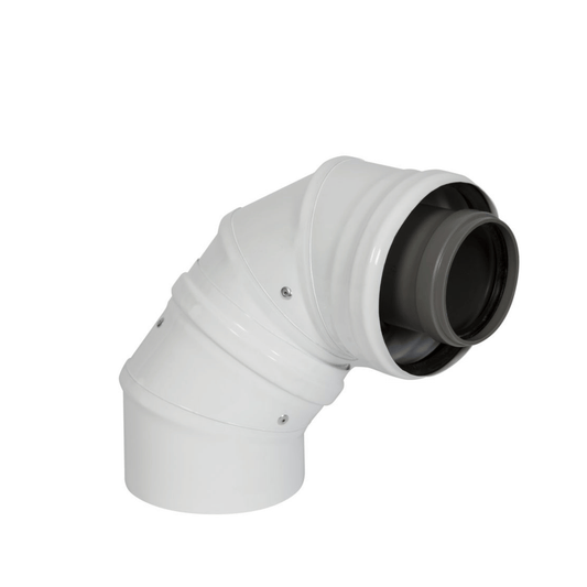 Baxi Multifit Offset Flue Turret Bend - 60/100 - 720635501