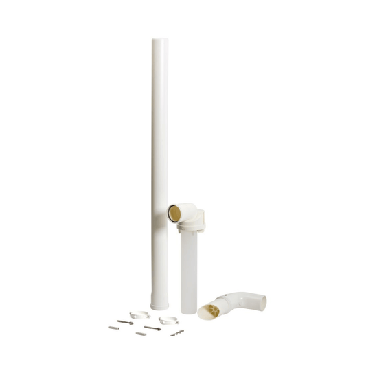 Baxi Multifit Plume Displacement Kit for Telescopic Flue - 60/100 - White - 720627001