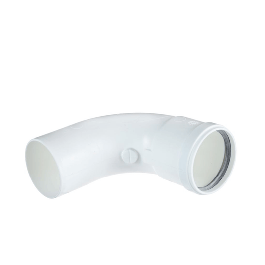 Baxi Multifit Plume Displacement Bend - 60mm - 93 Degree - White