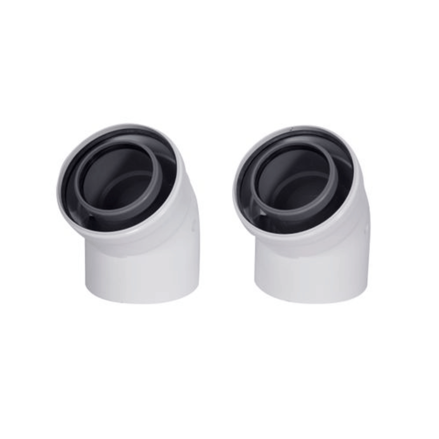 Baxi Multifit Flue Bends - Pair - 80/125 - 135 Degree - 5118597