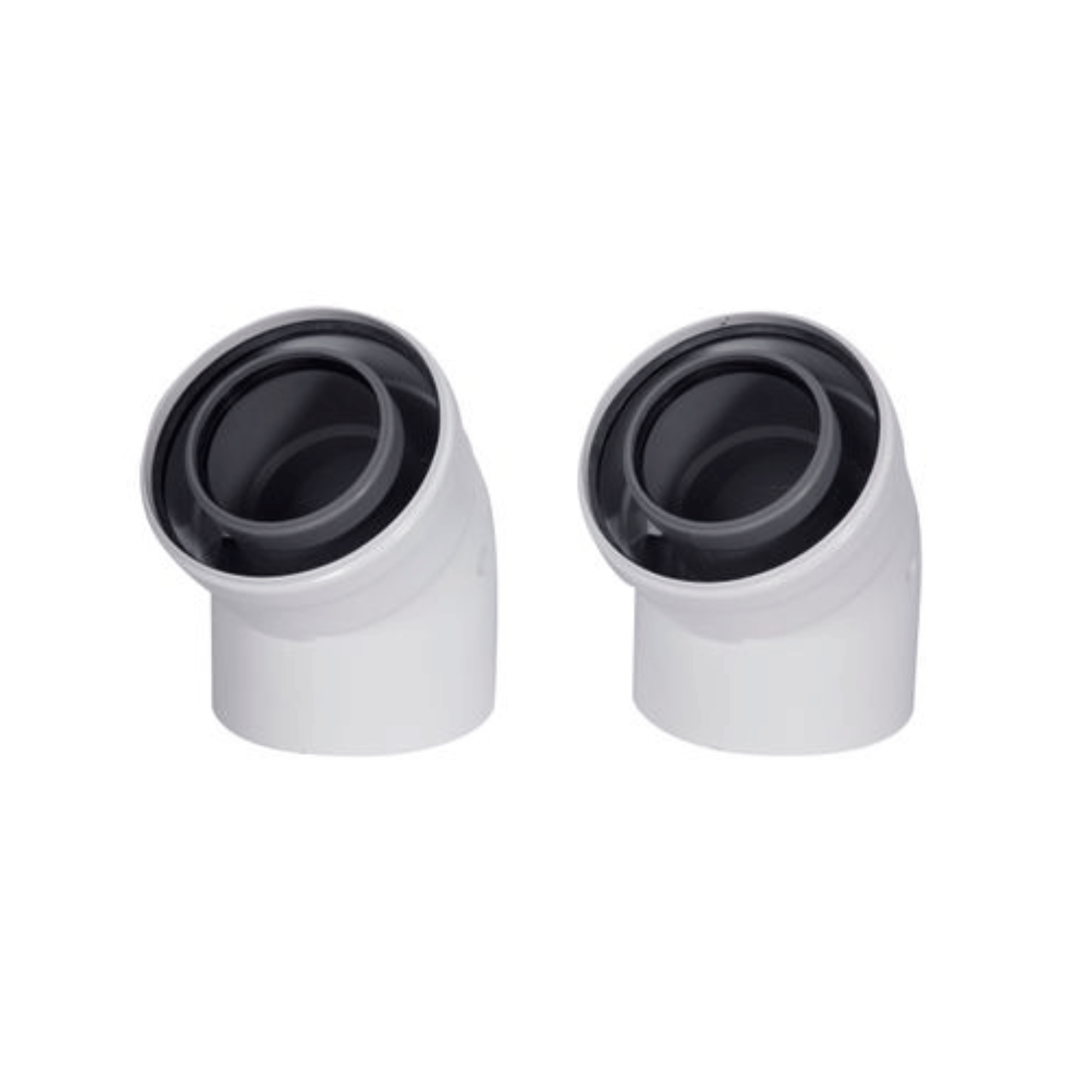 Baxi Multifit Flue Bends - Pair - 80/125 - 135 Degree - 5118597
