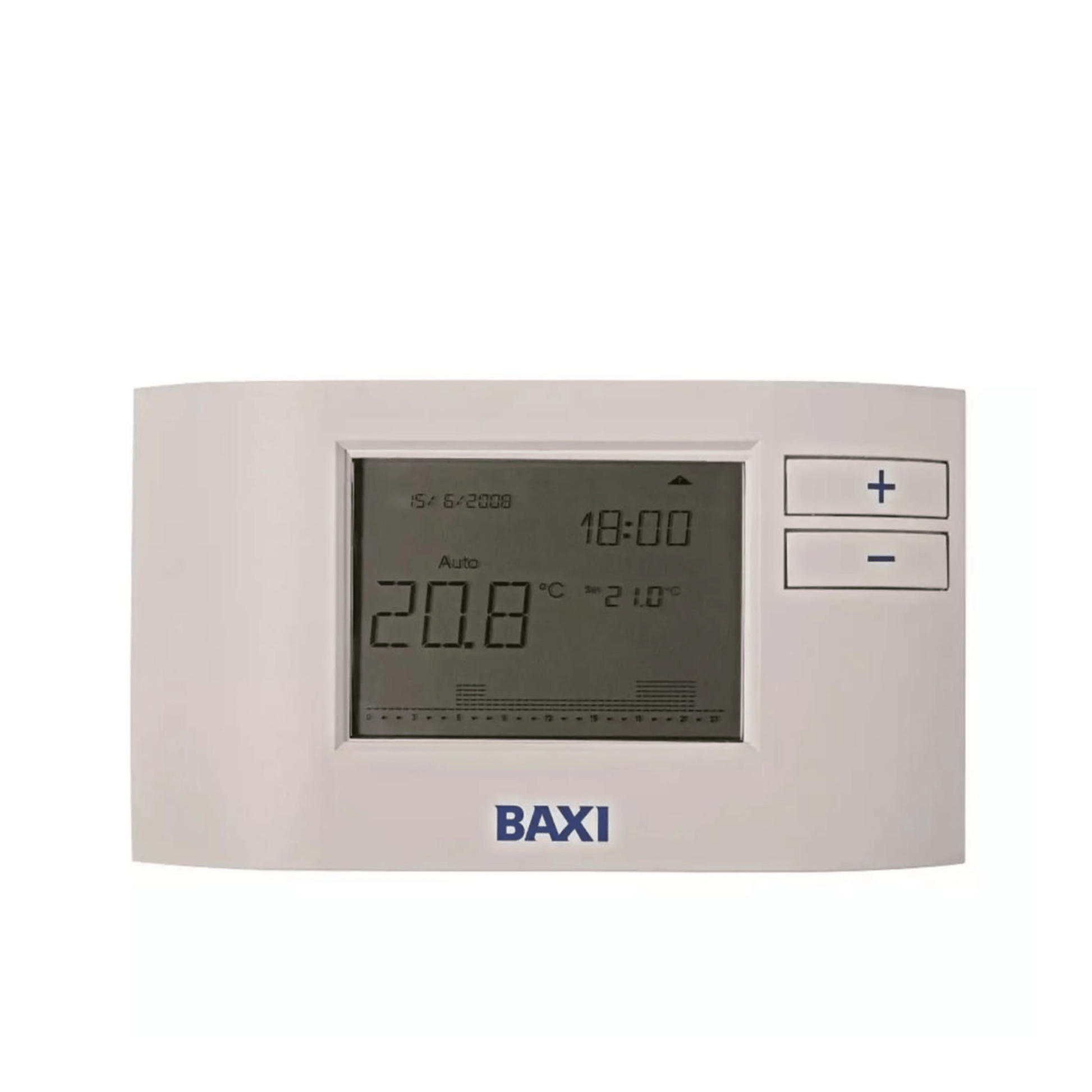 Baxi Plug-in Single Channel 7 Day RF Digital Programmable Room Thermostat - 7658789