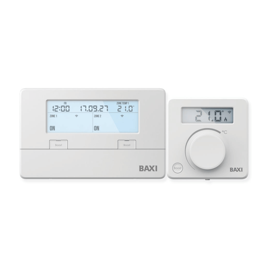 Baxi Twin Channel Programmable RF Room Thermostat - 7896912