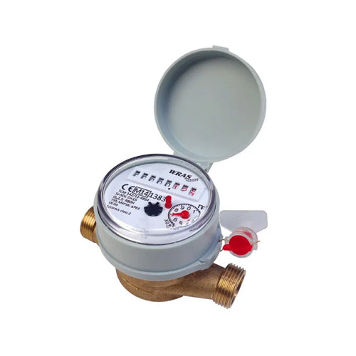 Bell Flow Systems VuAqua Single Jet Cold Water Meter - No Pulse - 3/4" 20mm - SJ-SDC-20