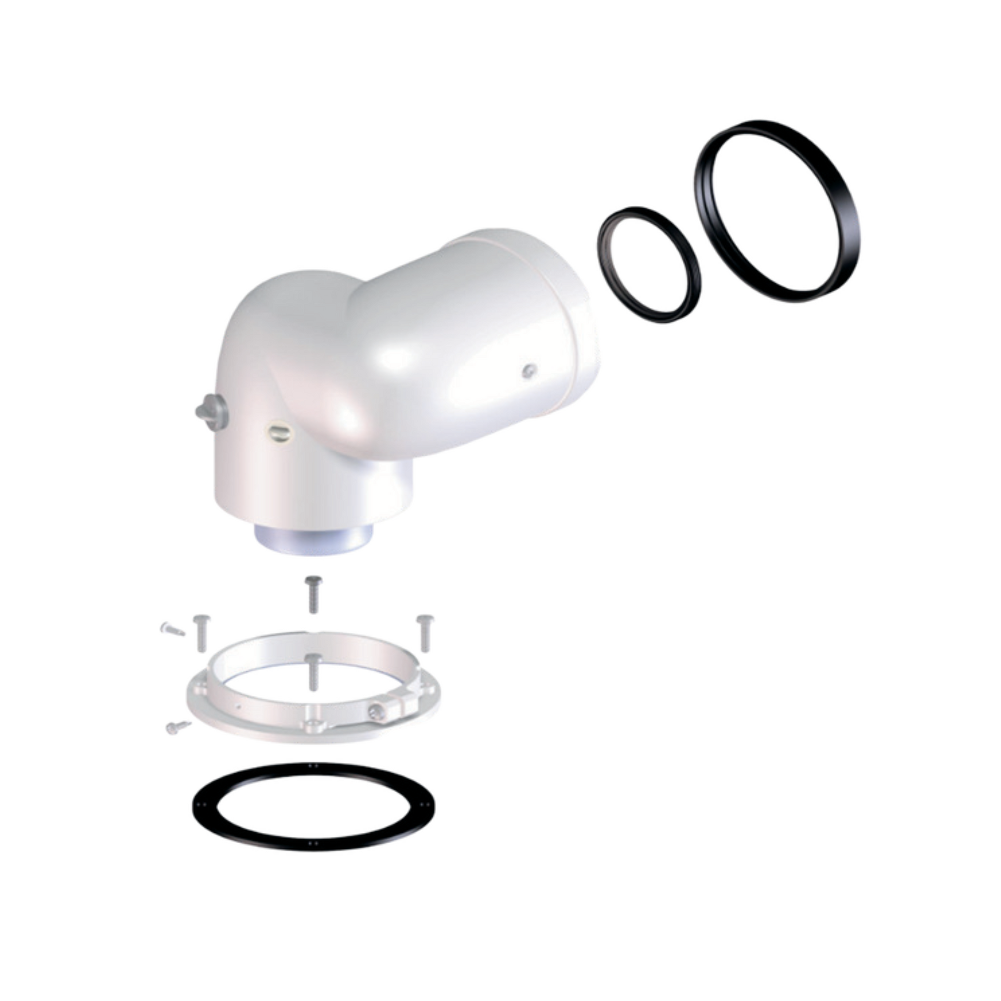 Biasi Angled Flue Bend Offset - 10999.1492.0