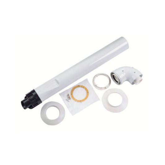 Biasi HE Horizontal Flue Kit - 60/100mm - 1.0m - 10999.0387.1