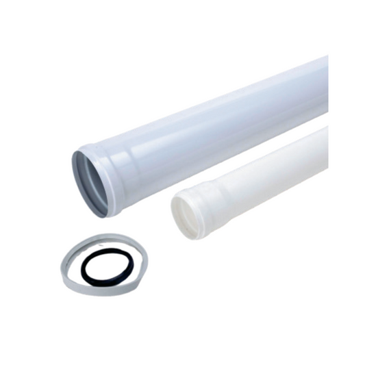 Biasi HE Flue Extension - 60/100mm - 1.0m - 10999.0388.1