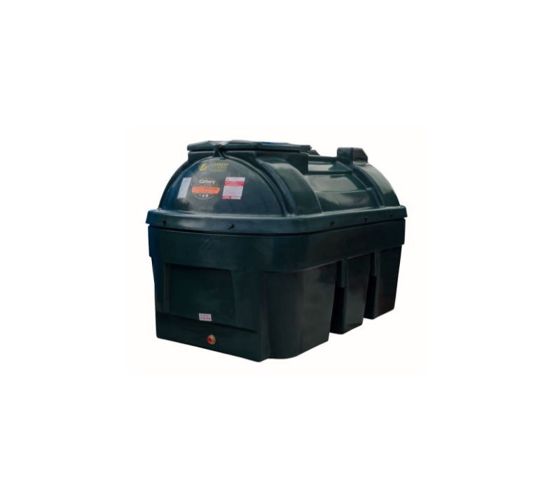 Carbery Horizontal Bunded Oil Tank - 1350 Litre - BTGR01350H
