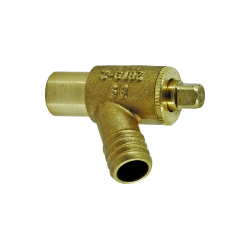 Brass - Drain Off Cock - Type A - BS2879 - 15mm - WRAS Approved