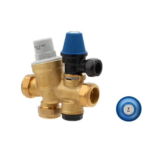 Caleffi 1 Piece Circlip Multibloc - 3/6 Bar - 22mm - F0001529