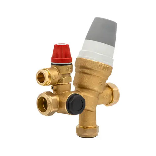 Caleffi 1 Piece O-Ring Type Multibloc - 2/3 Bar - 22mm - 535011CST