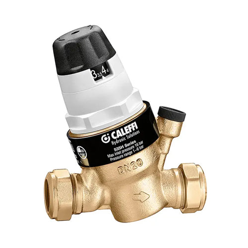 Altecnic Caleffi Prescal Series 535H High Performance Pressure Reducing Valve with Gauge Port - 15mm - 535015H