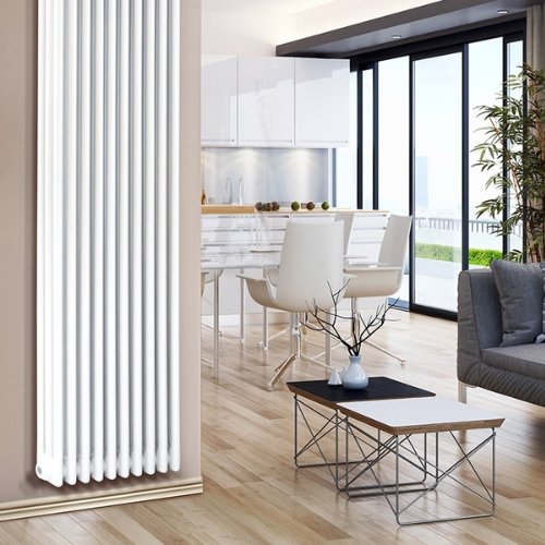 Warmhaus MC42 - Vertical Multi Column Radiator - 2 Column - 1200mm x 374mm - White (RAL 9016)