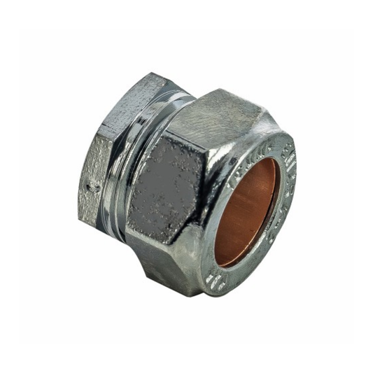 Chrome Plated Compression - Stop End - 42mm