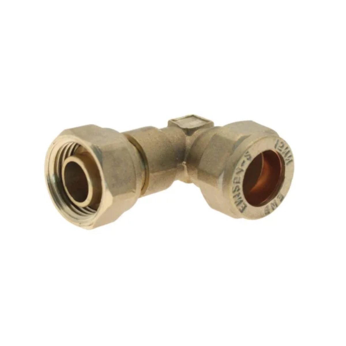 Heavy Pattern Compression - Bent Tap Connector - 22mm x 3/4"