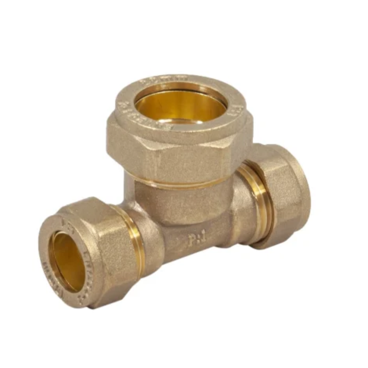 Heavy Pattern Compression - Both Ends Reducing Tee - 15mm x 15mm x 22mm