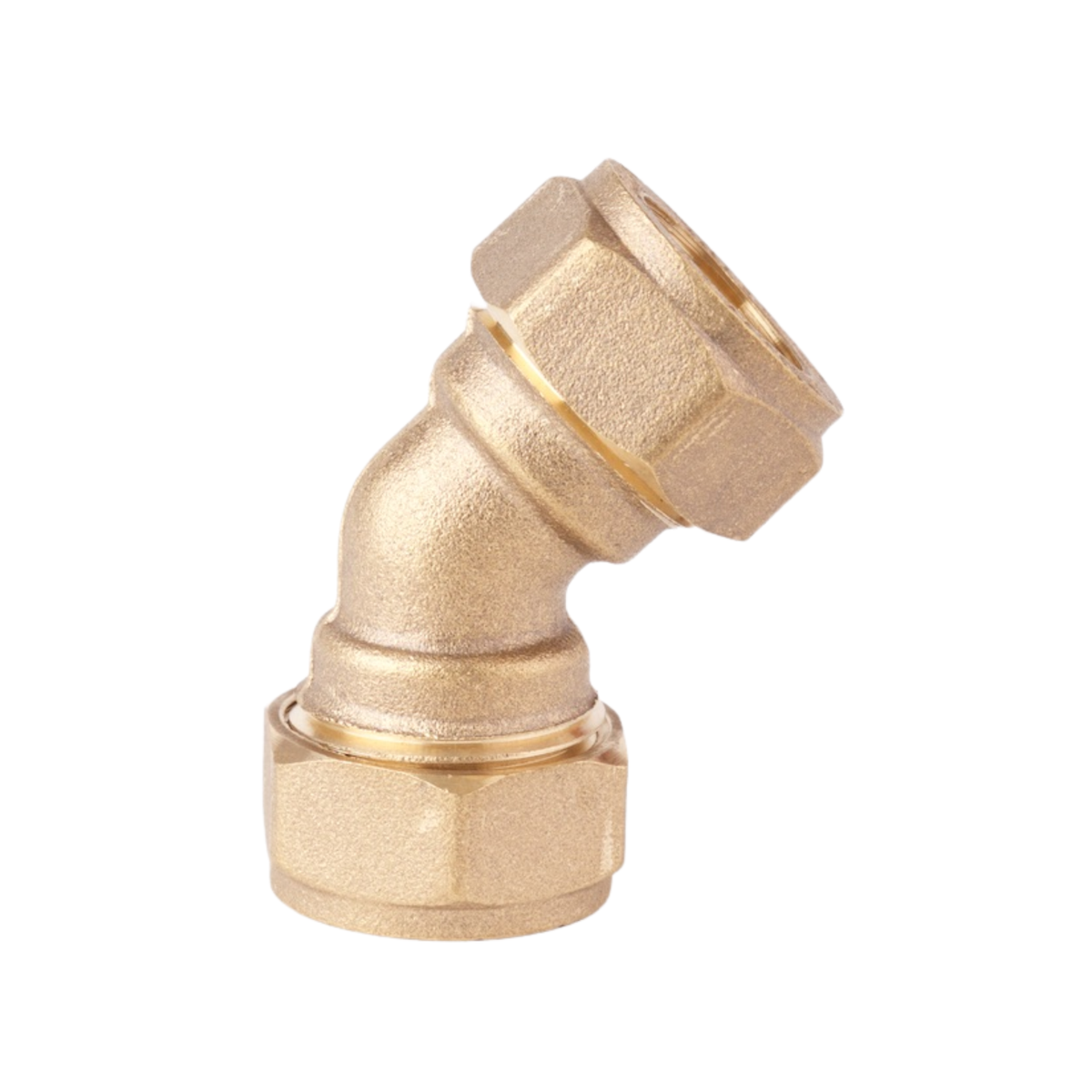 Brass Compression - Obtuse Bend - 28mm