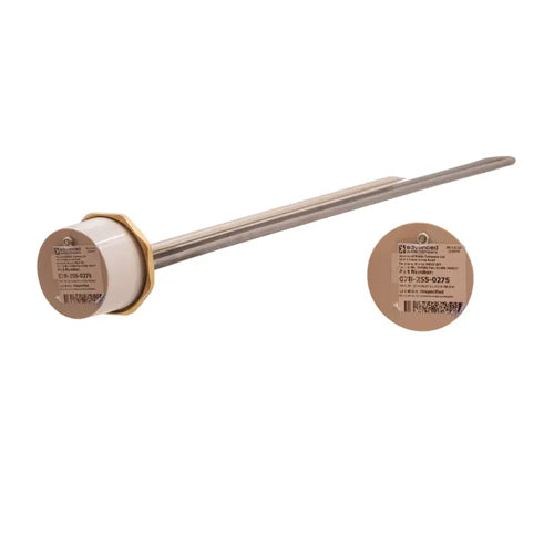 Cotherm Incoloy Immersion Heater and TSR Thermostat - 27" - 2 1/4" - 3kW - ELE27IN800