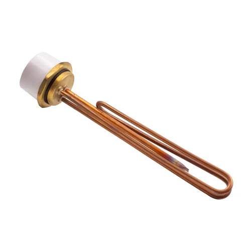 Cotherm Copper Immersion Heater and TSE Thermostat - 14" - 2 1/4" - 3kW - ELE14CU