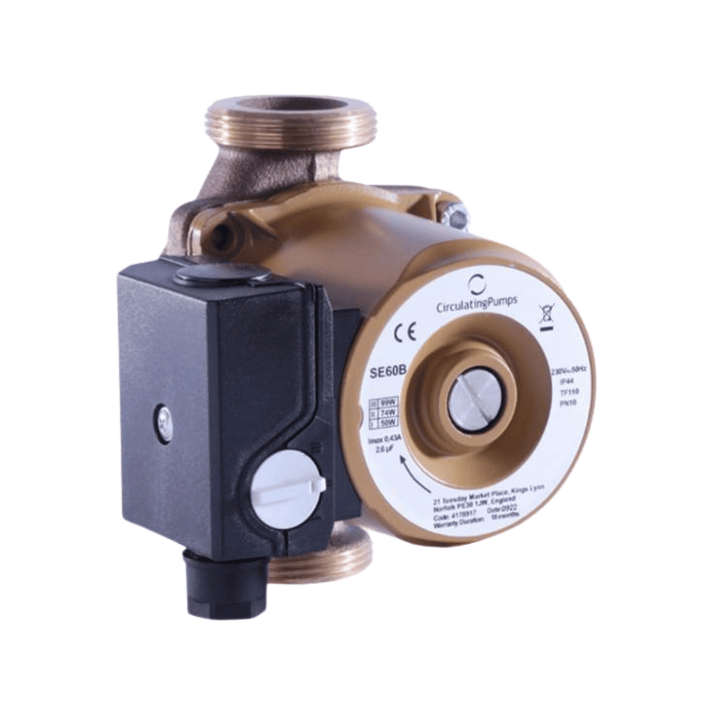 Circulating Pumps Bronze Secondary Hot Water Circulating Pump - SE60B - 4178917