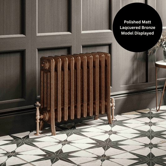 DQ Made to Measure 4 Column Cast Iron Radiator Section - 762mm x 60mm - Standard Colour - CR4/760-SC