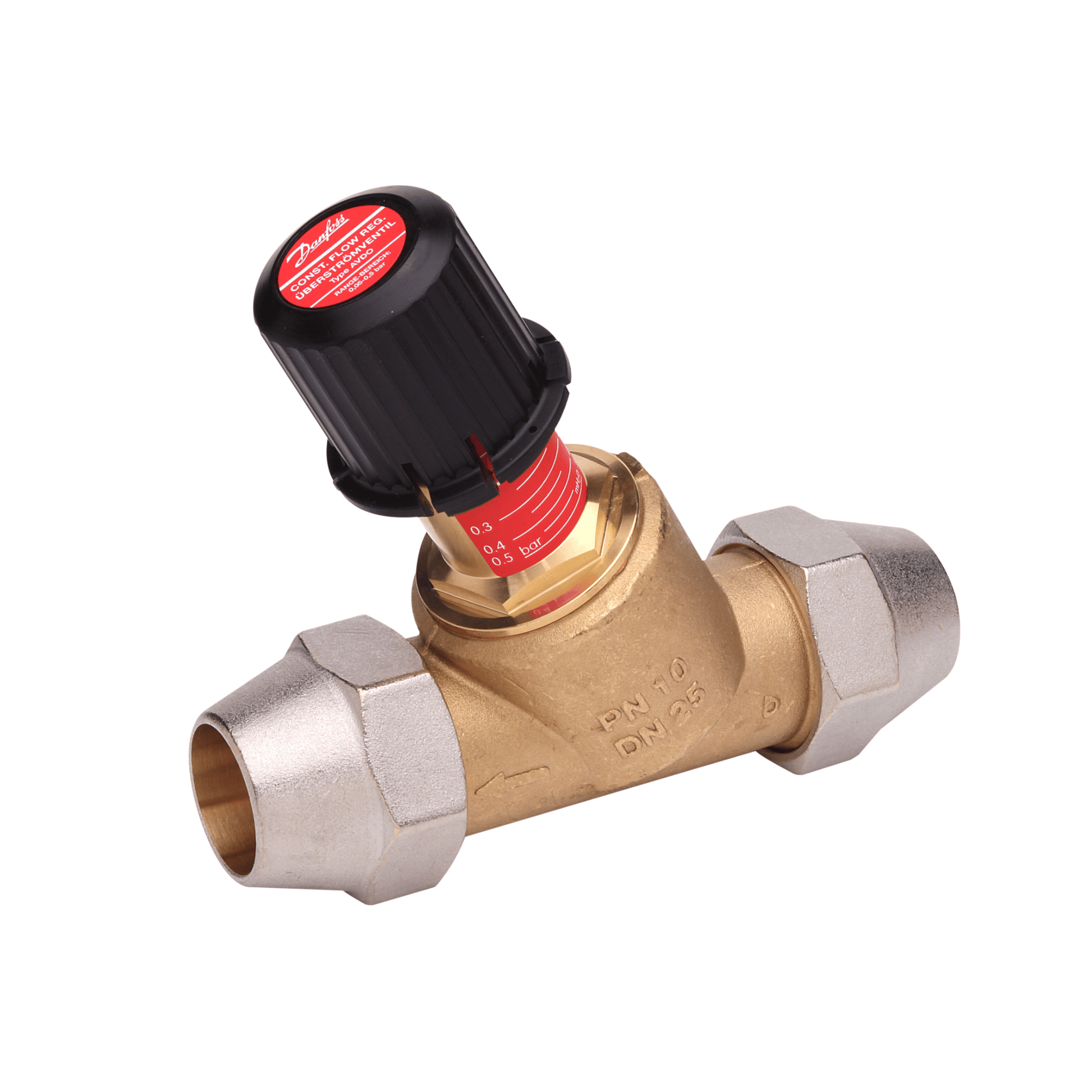 Danfoss AVDO 25 Automatic Bypass Valve - Straight - 28mm - 003L6128