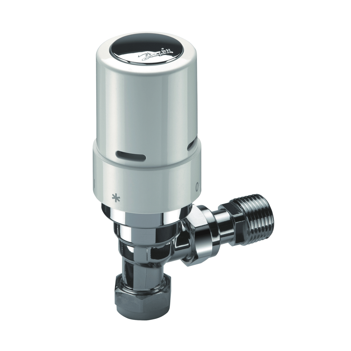 Danfoss RAS-D2 Combi - Angle - 10/15mm - White - 013G6013