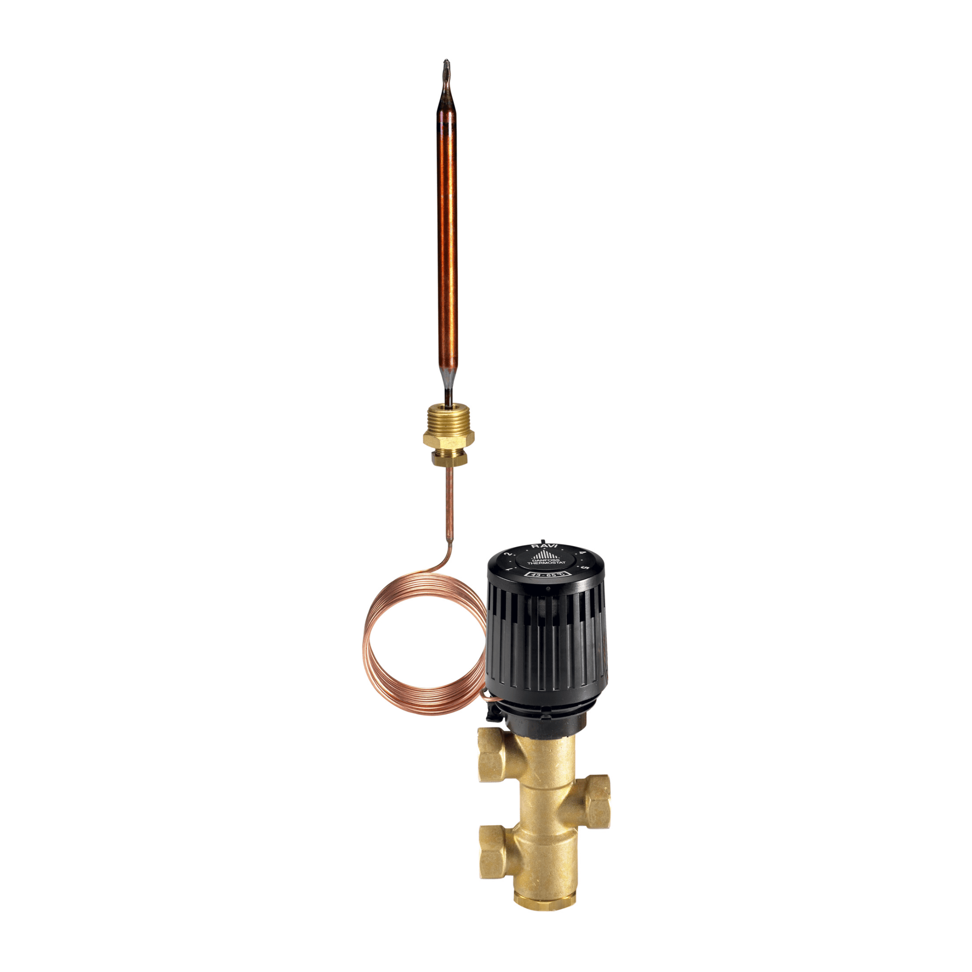 Danfoss RAVI-KOVM 3-Way Pumped Temperature Controller - 43-65°C - DN15 - 15mm - 2m - 013U8087