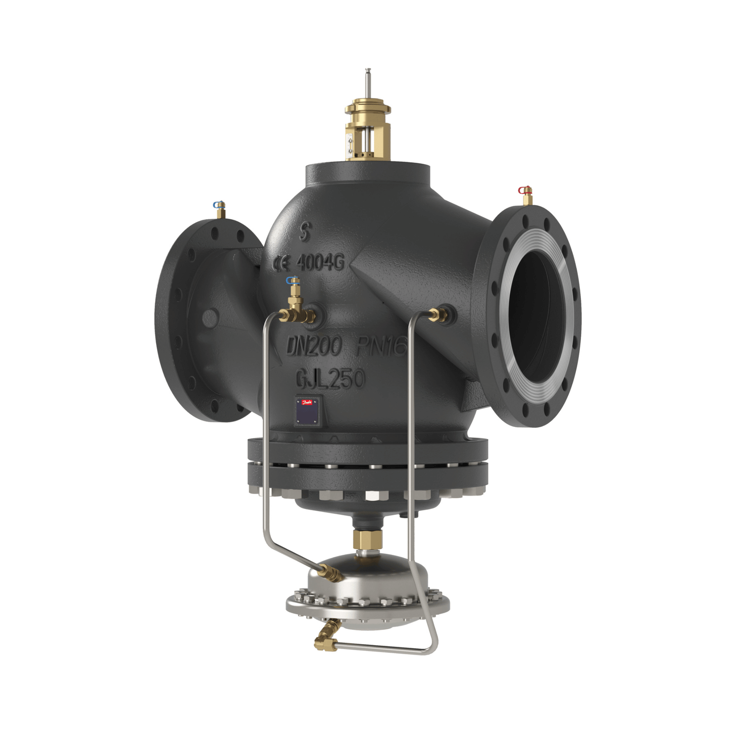 Danfoss AB-QM DN 250 High Flow Pressure Indepenent Balancing & Control Valve with Test Plugs & Flange - 003Z0718
