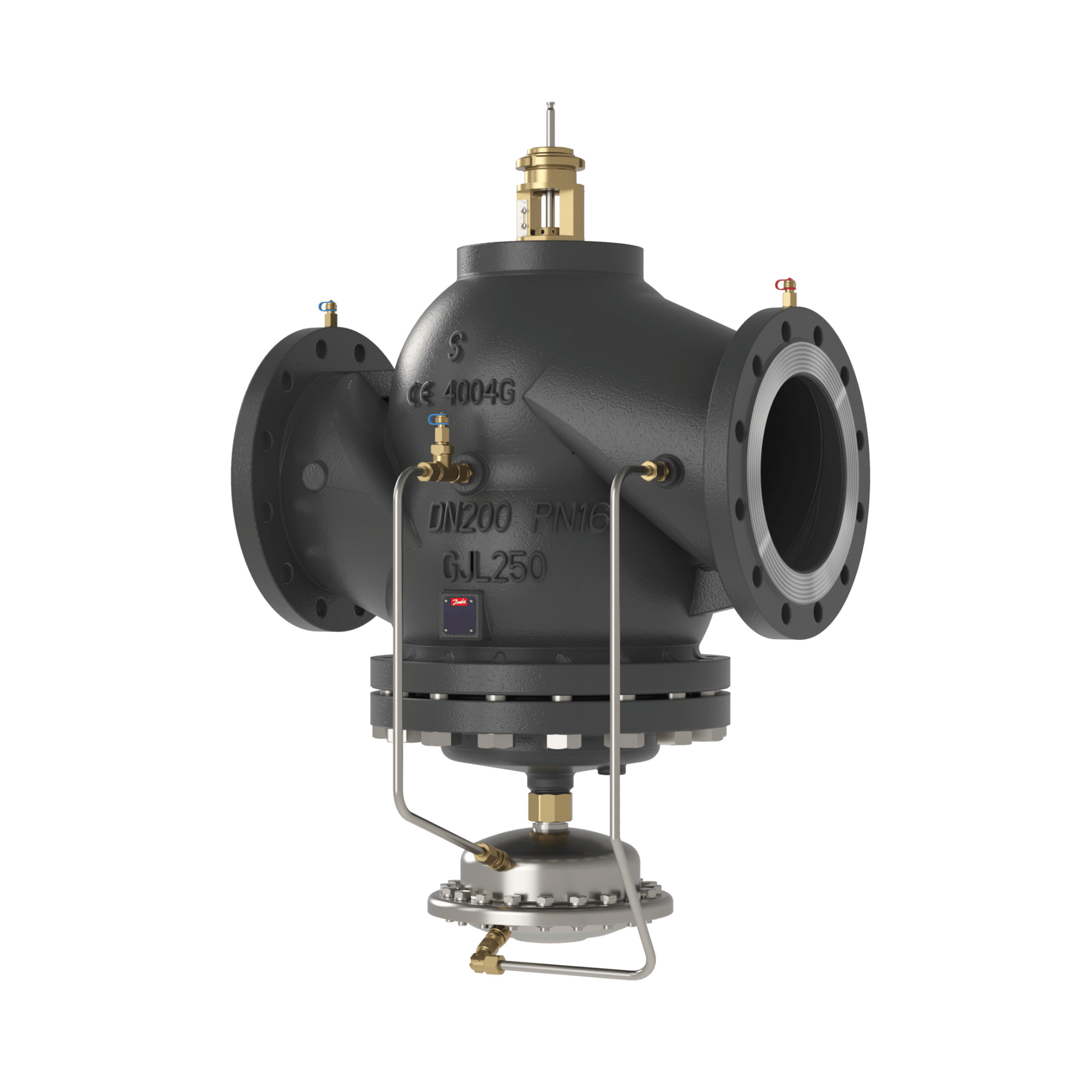 Danfoss AB-QM DN 250 High Flow Pressure Indepenent Balancing & Control Valve with Test Plugs & Flange - 003Z0718