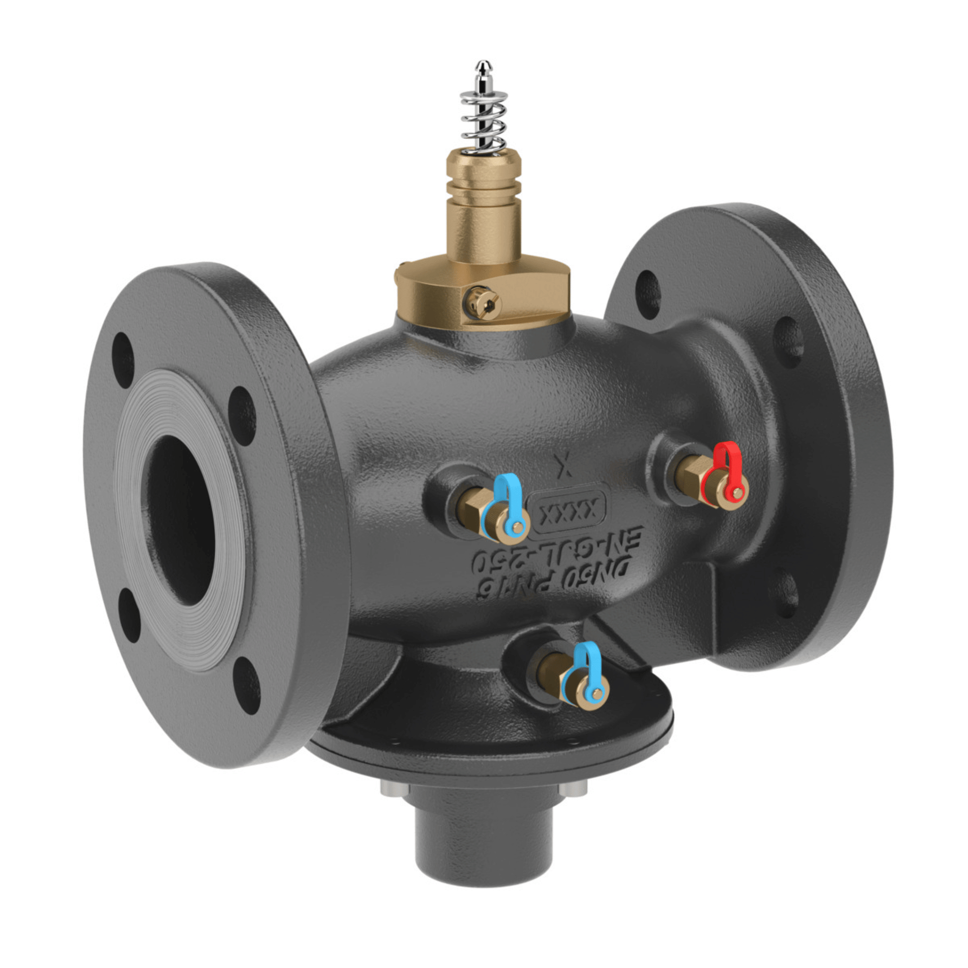Danfoss AB-QM NovoCon DN 50 Pressure Indepenent Balancing & Control Valve with Test Plugs & Flange - 003Z1772