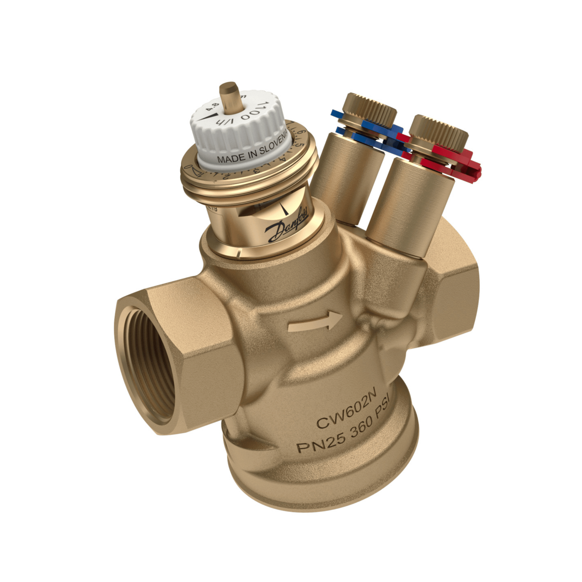 Danfoss AB-QM 4.0 DN 20 High Flow Pressure Indepenent Balancing & Control Valve without Test Plugs - Internal Thread - 003Z8324