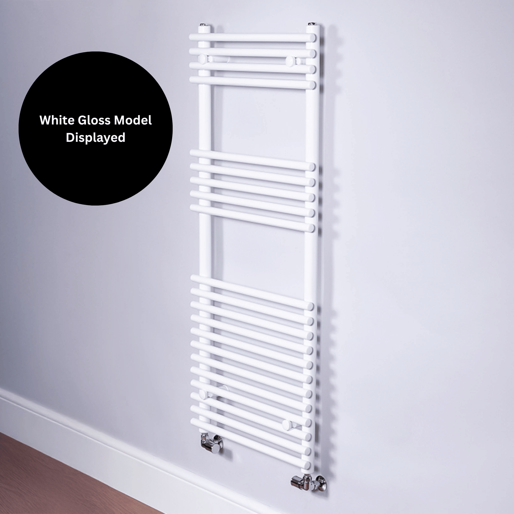 DQ Altona Towel Rail - 1600mm x 500mm - Ultra Matt Black F02 - ALTONA50/160-UMB