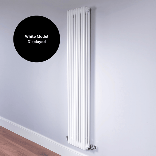 DQ Ardent 3 Column Vertical Radiator - 1800mm x 530mm - RAL Colour/DQ Finishes/DQ Finishes - AM3.1800/11-F