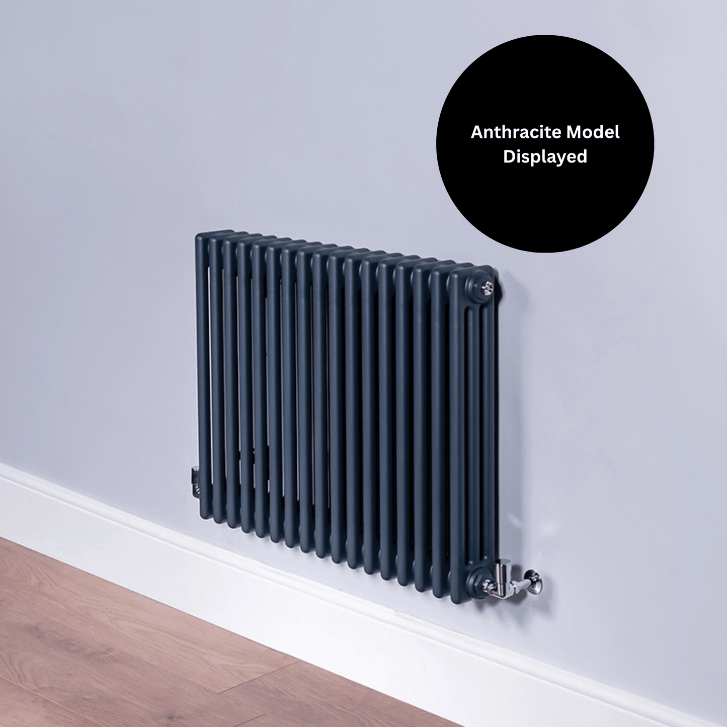 DQ Ardent 3 Column Horizontal Radiator - 750mm x 990mm - RAL Colour/DQ Finishes/DQ Finishes - AM3.750/21-F