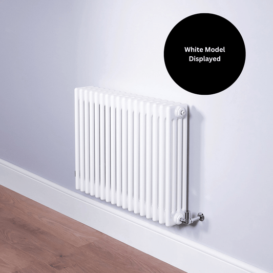 DQ Ardent 4 Column Horizontal Radiator - 750mm x 990mm - F02 Ultra Matt Black - AM4.750/21-UMB