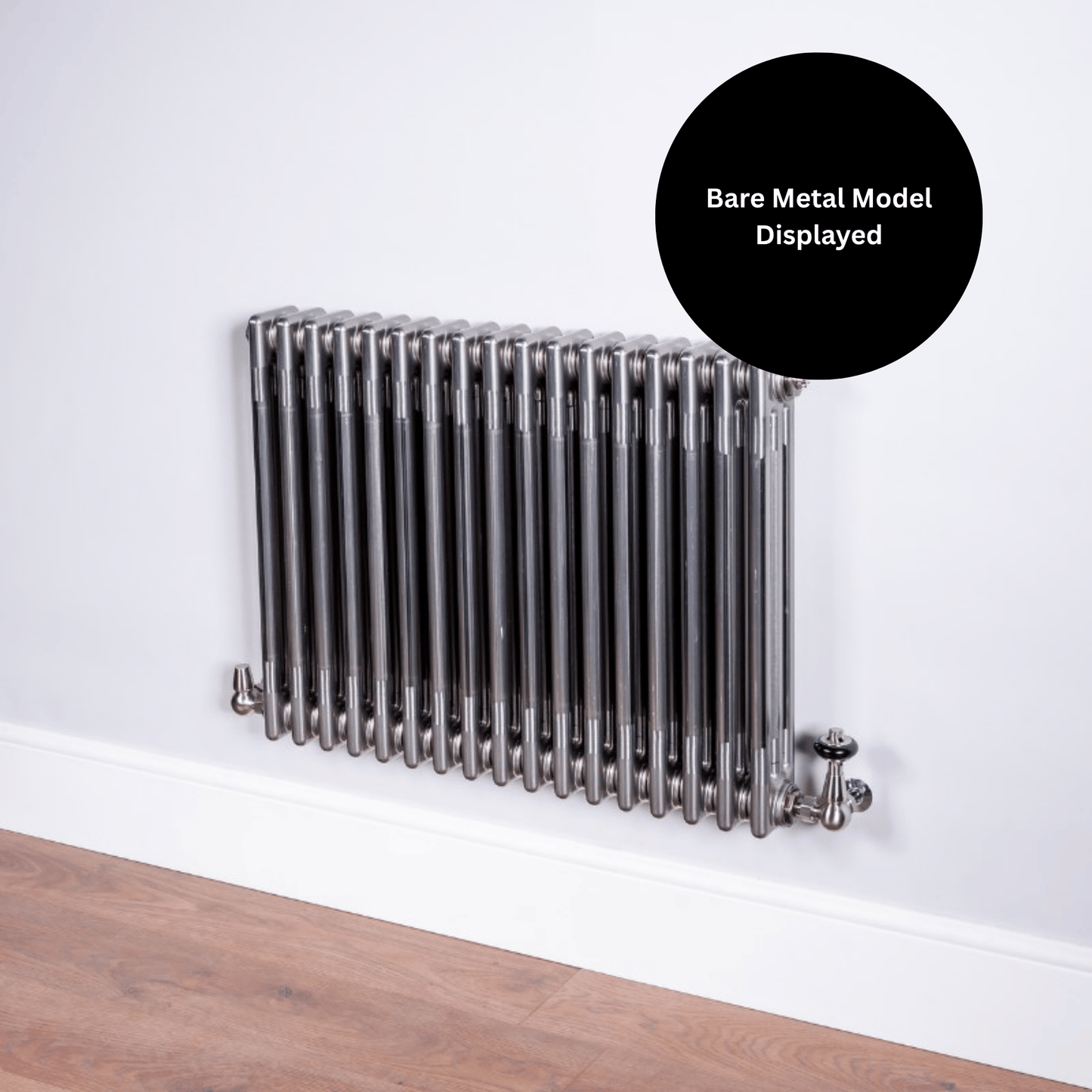 DQ Ardent 3 Column Horizontal Radiator - 600mm x 1220mm - Lacquered Finish - AM3.600/26-LF