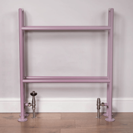 DQ Bale Floor Mounted Towel Rail - 850mm x 750mm - RAL Colour/DQ Finishes - BALE-F