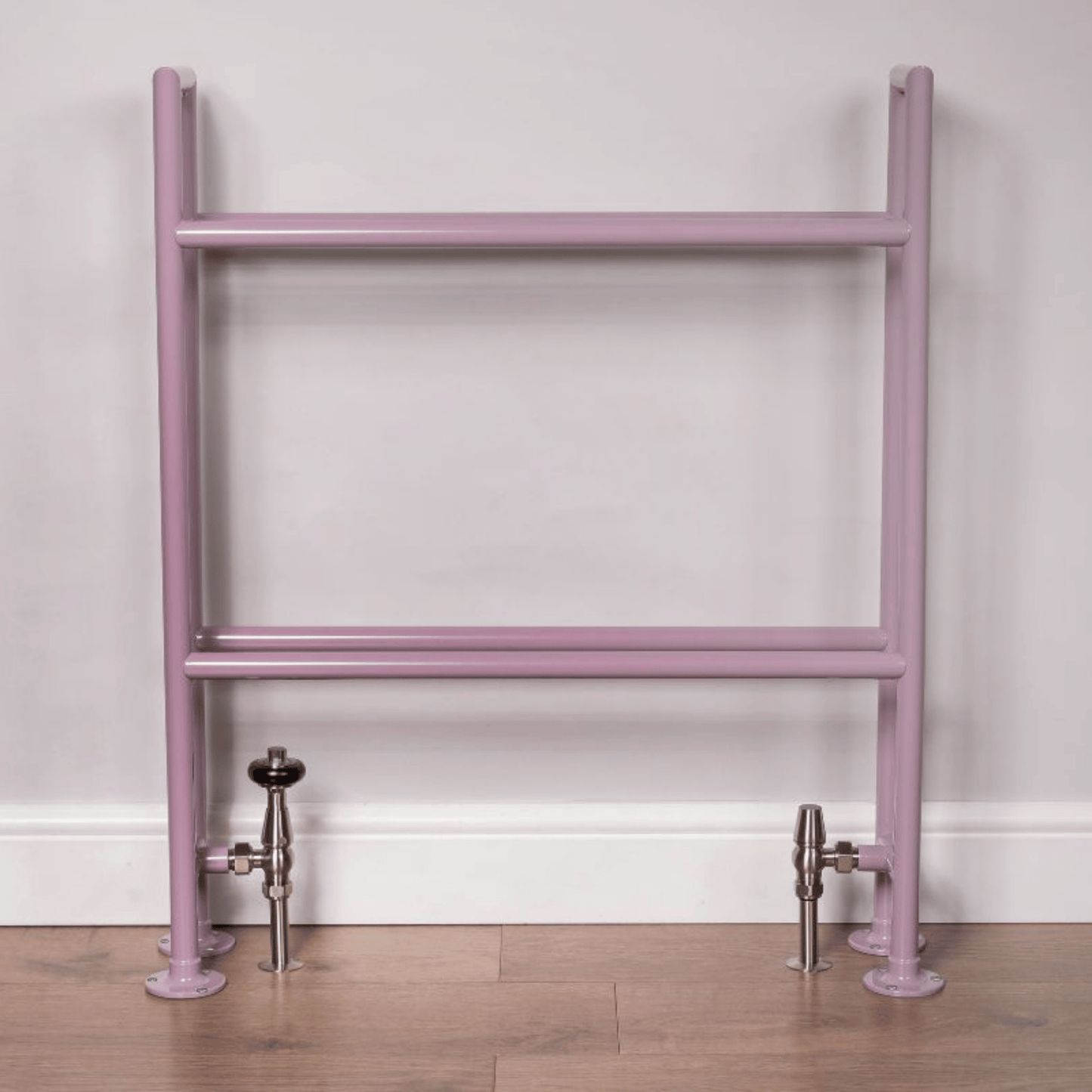 DQ Bale Floor Mounted Towel Rail - 850mm x 750mm - RAL Colour/DQ Finishes - BALE-F