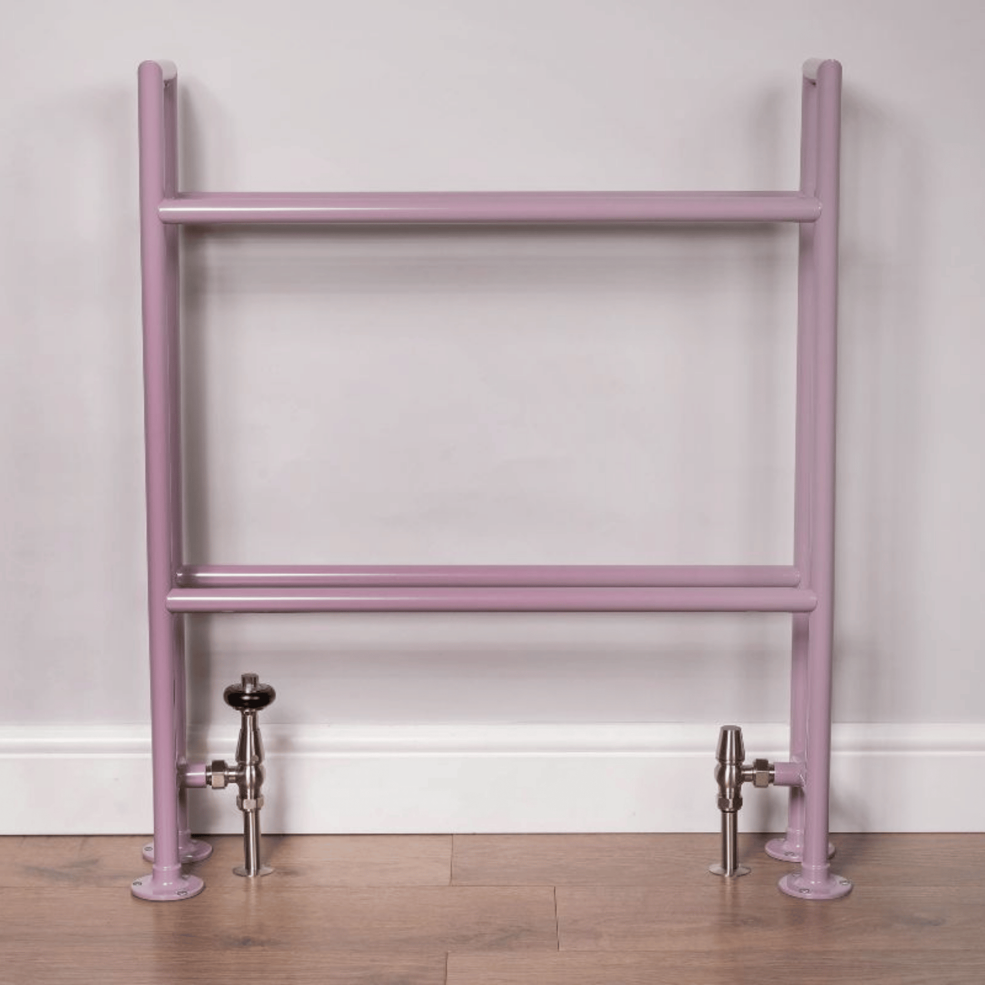 DQ Bale Floor Mounted Towel Rail - 850mm x 750mm - RAL Colour/DQ Finishes - BALE-F