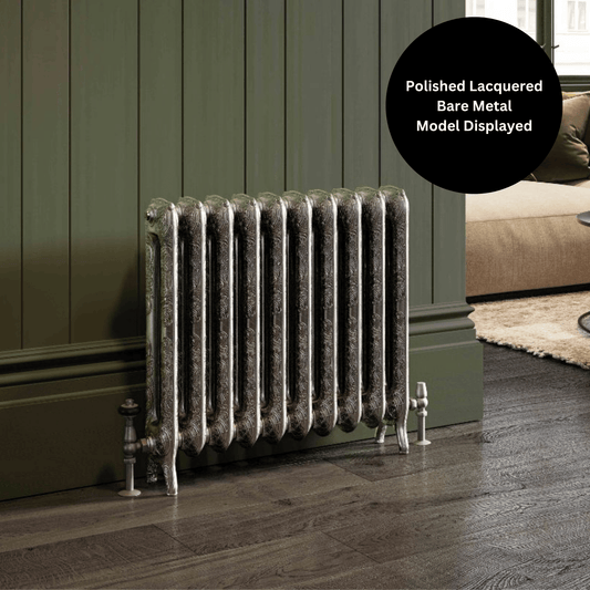 DQ Buckley Cast Iron Radiator - 660mm x 2055mm - Polished Matt Lacquered - CR/BUC/660/27-SP