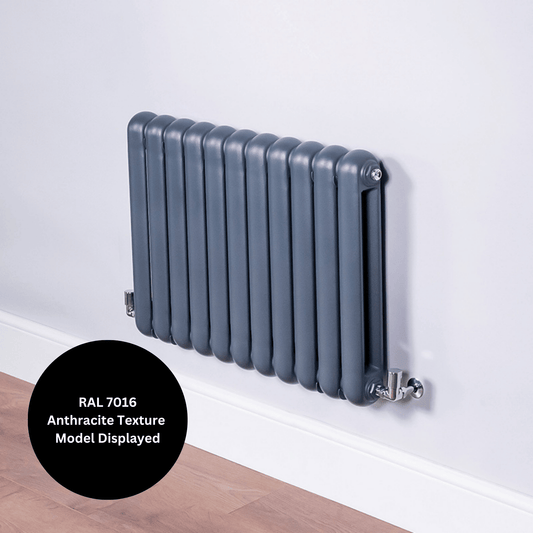 DQ Cassius Horizontal Radiator - 550mm x 1410mm - RAL Colour/DQ Finishes - CASSIUS550/20-F